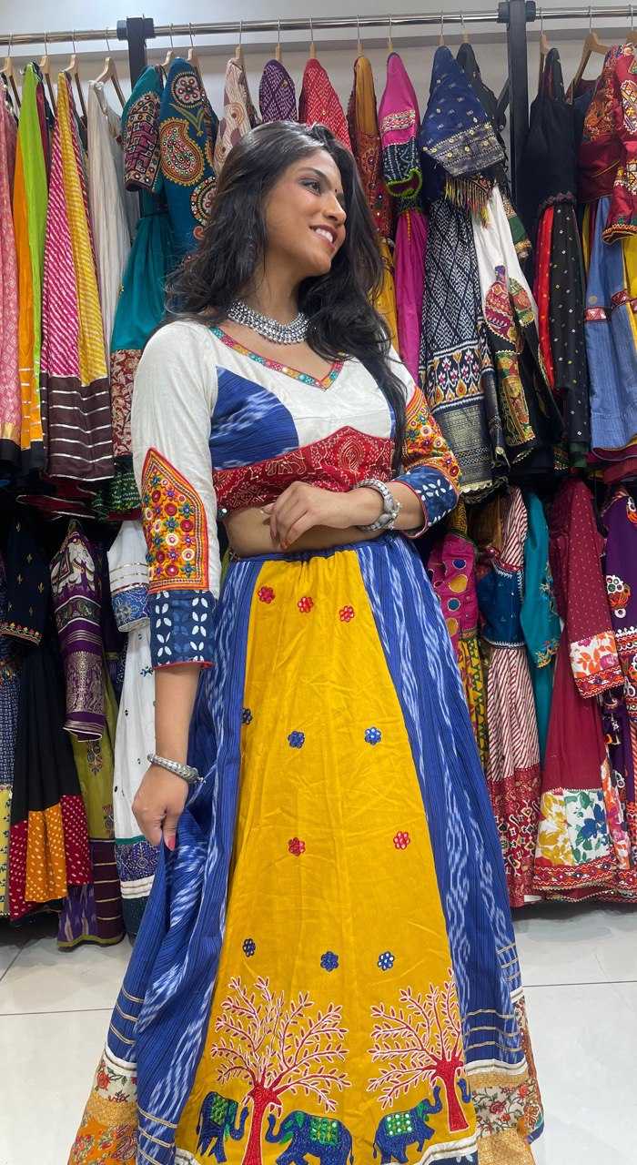Ynf Pure Bandhej KESH444 Bandhej print Lehengas Wholesale Rajwada Lehenga Chaniya Choli Fish Cut Lehenga Manufacturer