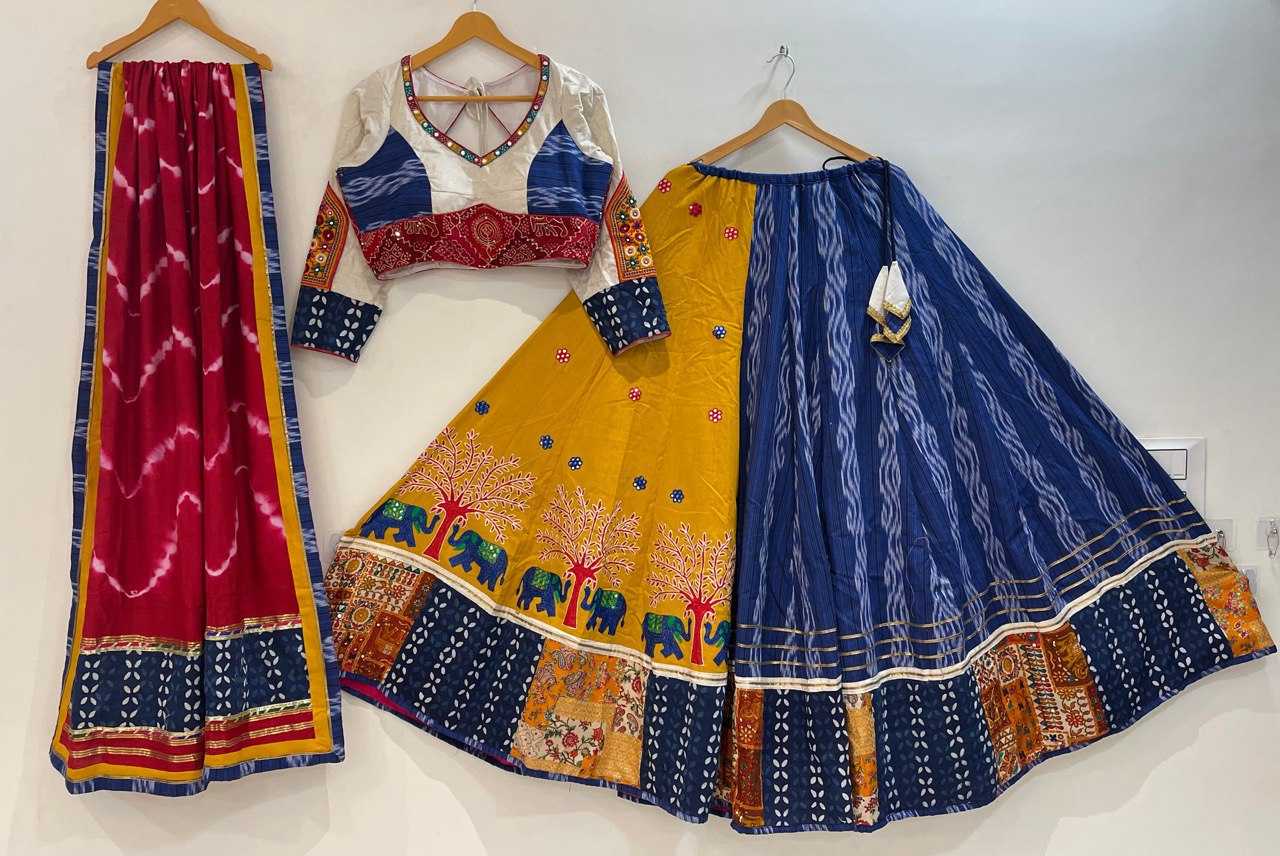 Ynf Pure Bandhej KESH444 Bandhej print Lehengas Wholesale Rajwada Lehenga Chaniya Choli Fish Cut Lehenga Manufacturer