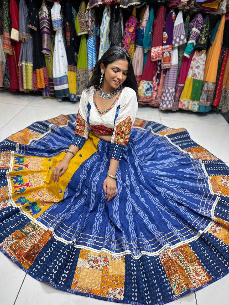 Ynf Pure Bandhej KESH444 Bandhej print Lehengas Wholesale Rajwada Lehenga Chaniya Choli Fish Cut Lehenga Manufacturer