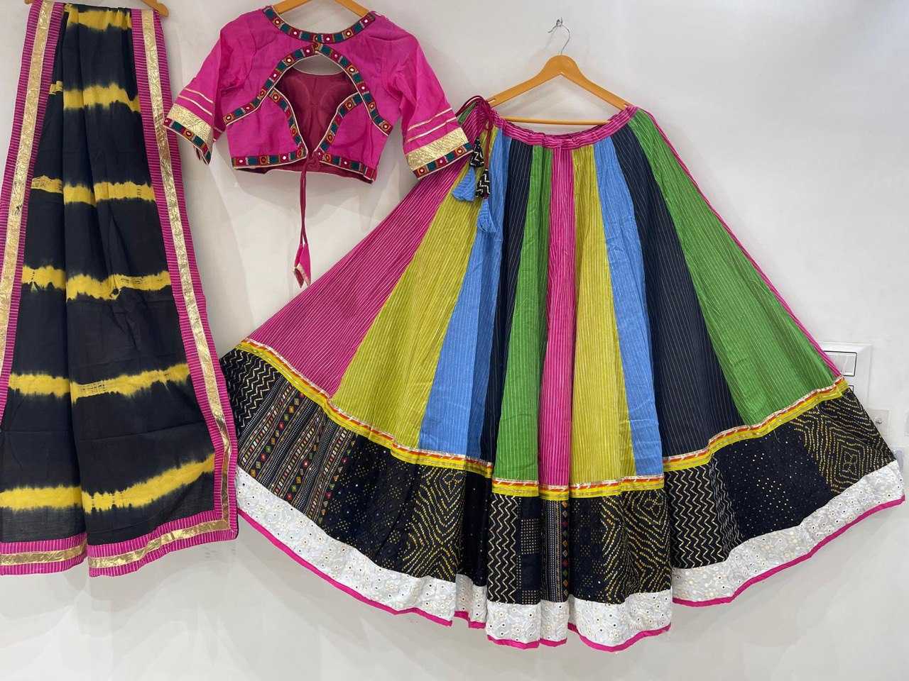 Ynf Soft Cotton KESH444 ethnic embroidered Lehengas Wholesale Embroidered Lehenga Fish Cut Lehenga Floral Lehenga Mirror Work Lehenga Manufacturer