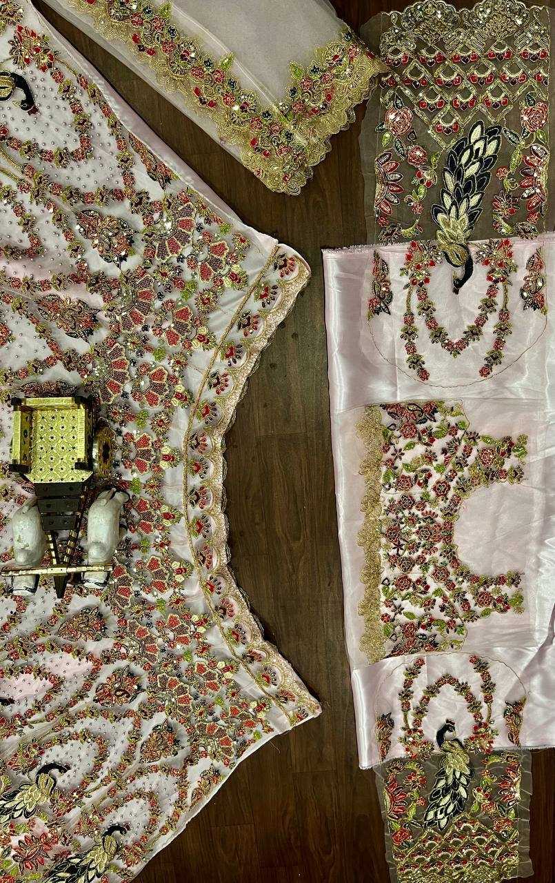 Ynf Soft Net RIN108 1521 Lehengas Wholesale Embroidered Lehenga Fish Cut Lehenga Sequins Lehenga Lehenga With Cancan Manufacturer