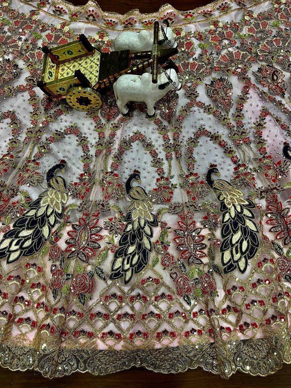Ynf Soft Net RIN108 1521 Lehengas Wholesale Embroidered Lehenga Fish Cut Lehenga Sequins Lehenga Lehenga With Cancan Manufacturer