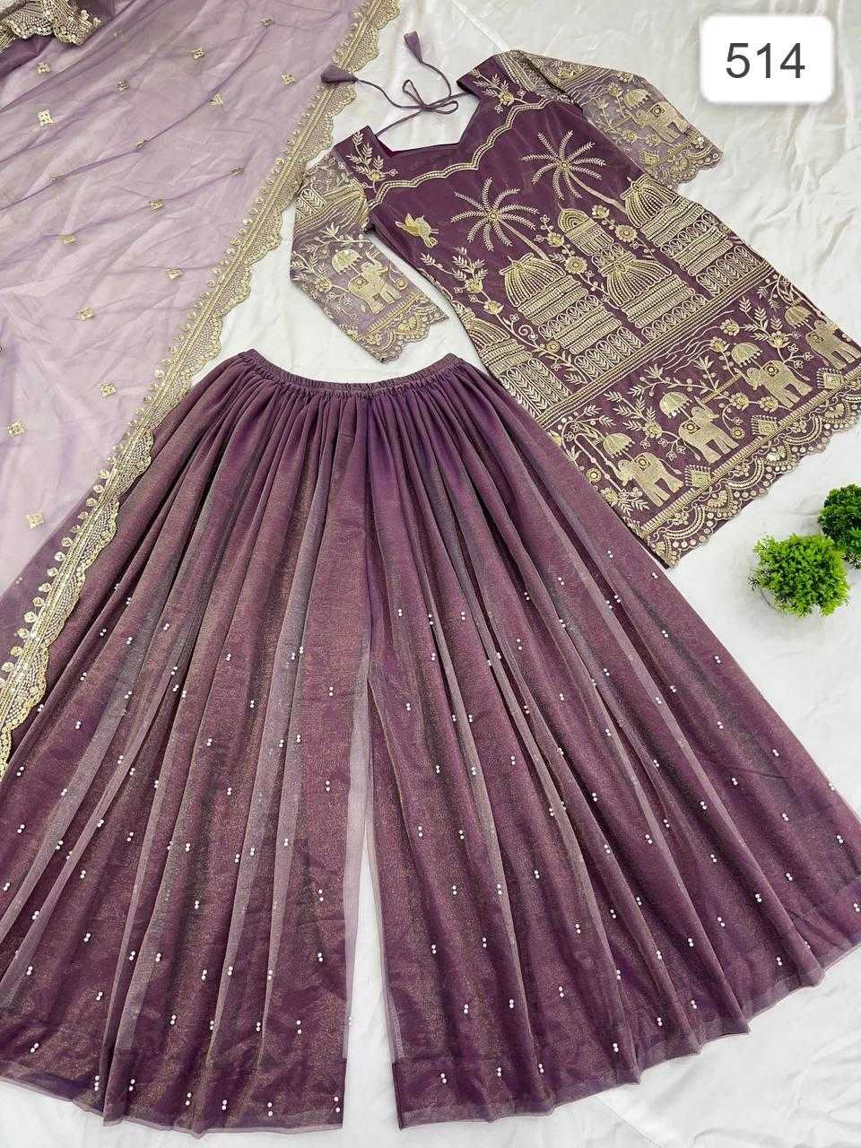 Ynf Twill Net RIN197 NEW DESIGN Suits & Dresses Wholesale Sharara Salwar Suits Embroidery Suits Wedding guest dresses Manufacturer