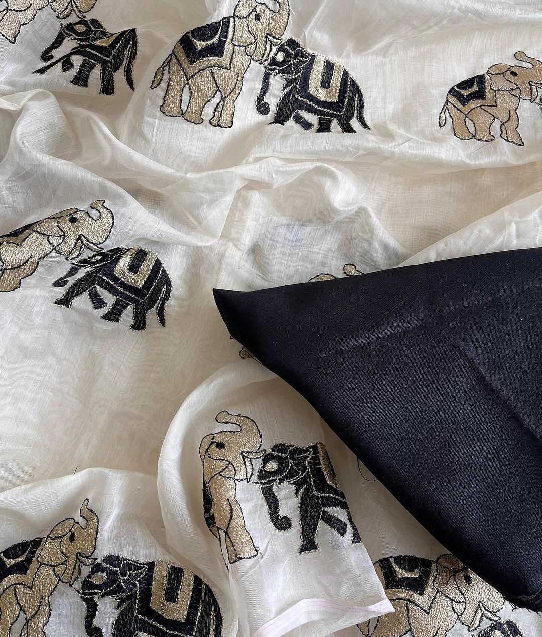 Ynf Chanderi Silk RIN178 219 Sarees Wedding Collections Festive Collections Wholesale Chanderi Sarees Embroidered Sarees Zari Sarees Manufacturer