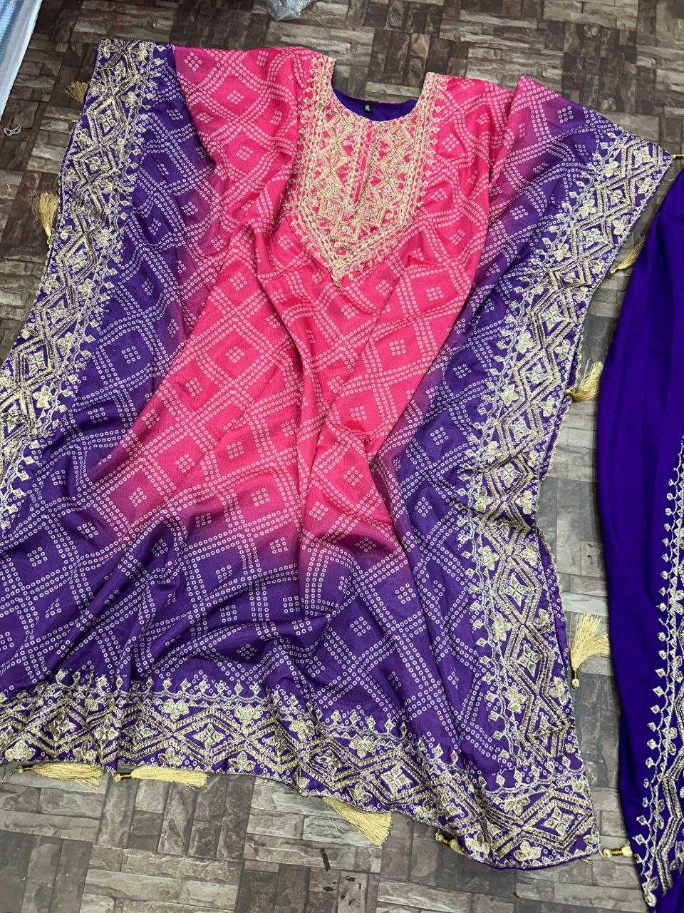 Ynf Chinon Silk KESH495 DHOTI SET Kurti Wholesale Festive Kurtis Embroidered Kurtis Kurtis With Dhoti Kaftan Kurtis Manufacturer