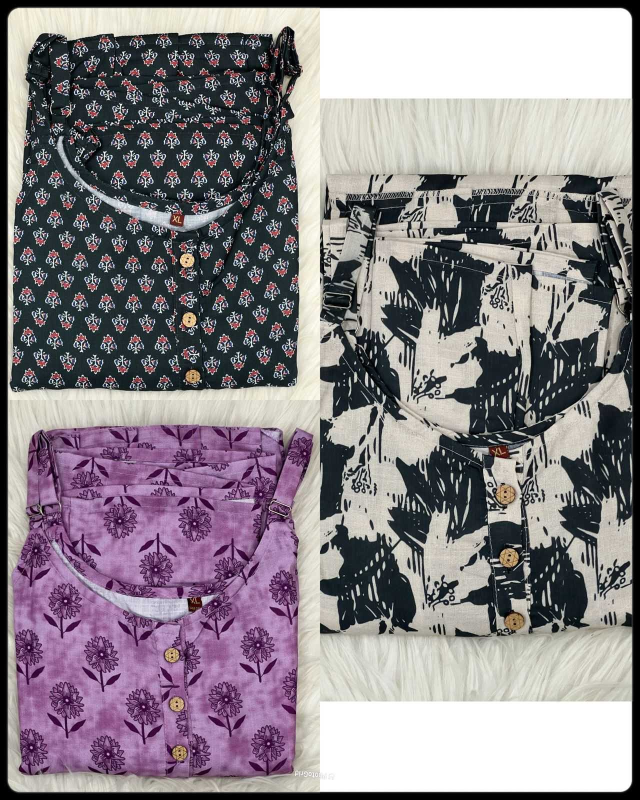 Ynf Cotton RIN190 sleeveless Ruffle Setwise Collections Wholesale Gowns Catalogs Manufacturer