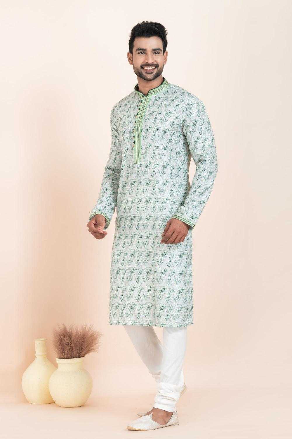 Ynf Cotton RIN223 3501A Mens Wear Wholesale Mens Kurtas Mens Kurta Pyjama Men Cotton Kurta Manufacturer