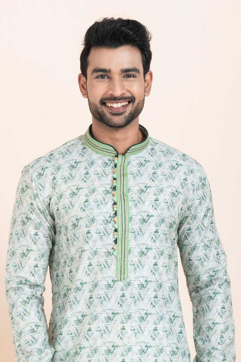 Ynf Cotton RIN223 3501A Mens Wear Wholesale Mens Kurtas Mens Kurta Pyjama Men Cotton Kurta Manufacturer