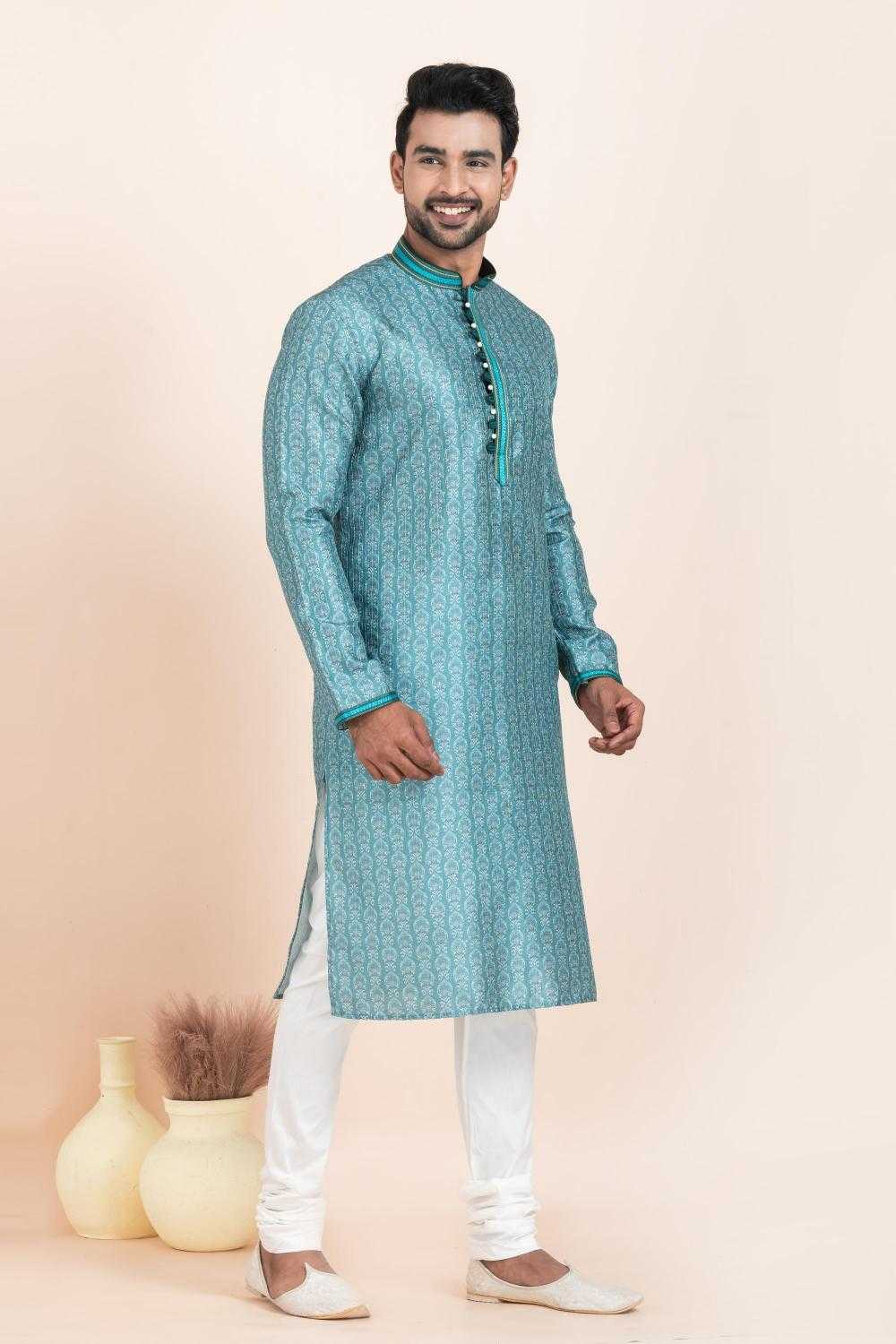 Ynf Cotton RIN223 3514B Mens Wear Wholesale Mens Kurtas Mens Kurta Pyjama Men Cotton Kurta Manufacturer