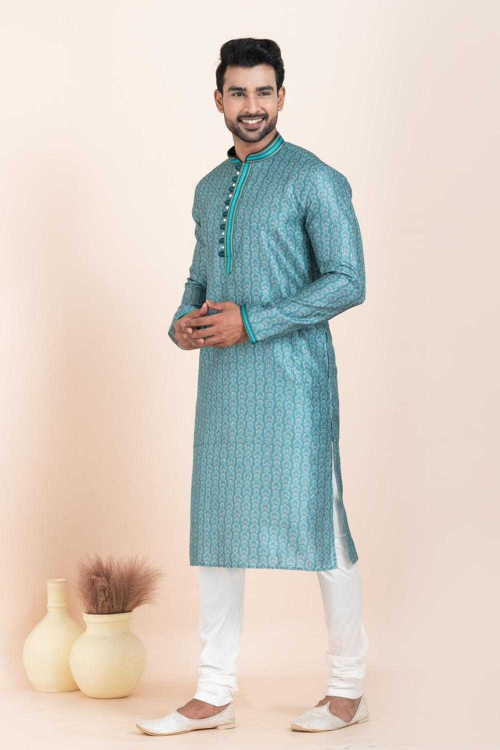 Ynf Cotton RIN223 3514B Mens Wear Wholesale Mens Kurtas Mens Kurta Pyjama Men Cotton Kurta Manufacturer