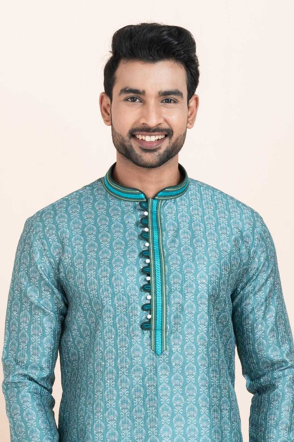 Ynf Cotton RIN223 3514B Mens Wear Wholesale Mens Kurtas Mens Kurta Pyjama Men Cotton Kurta Manufacturer