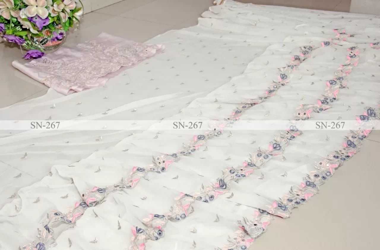 Ynf Georgette RIN222 226 Sarees Wedding Collections Festive Collections Wholesale Party Wear Sarees Georgette Sarees Mirror Work Saree Manufacturer