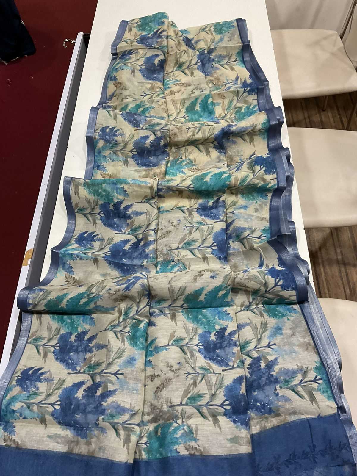 Ynf Linen KESH484 220 Sarees Wedding Collections Festive Collections Wholesale Printed Sarees Linen Sarees Sarees With Blouse Manufacturer