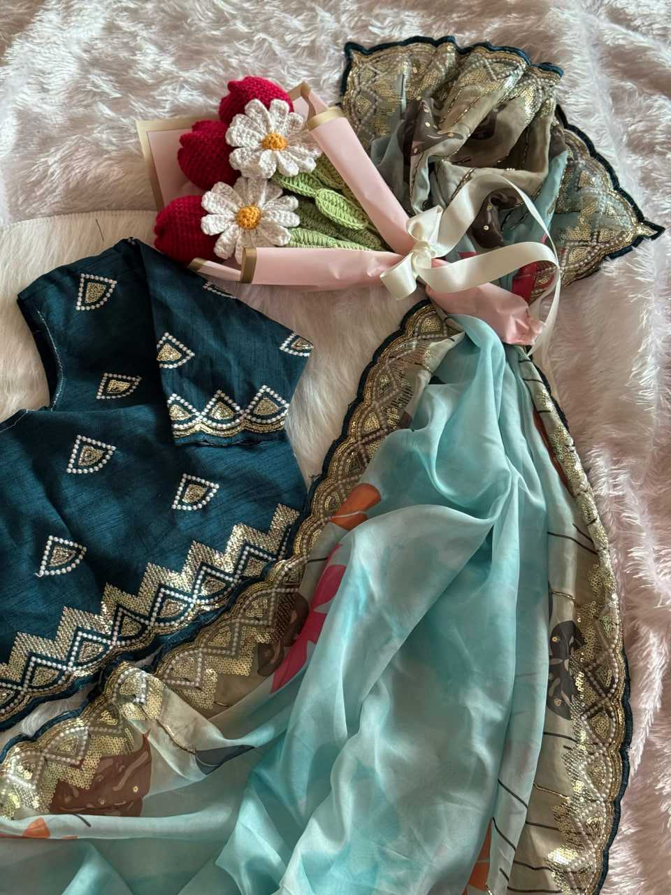 Ynf Organza RIN105 MELODY Sarees Wedding Collections Festive Collections Wholesale Organza Sarees Printed Sarees Embroidered Sarees Manufacturer