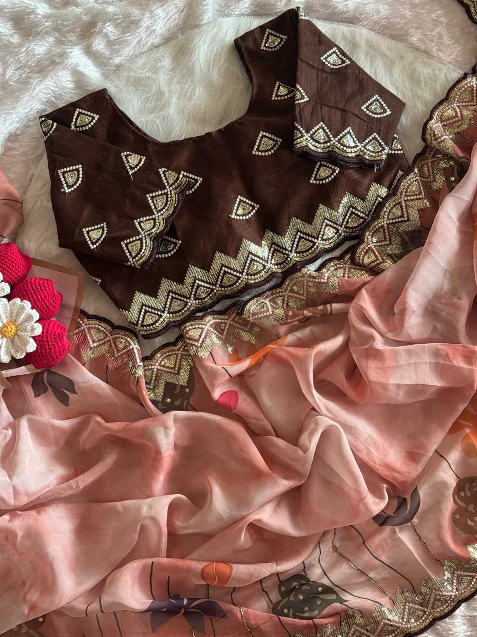 Ynf Organza RIN105 MELODY Sarees Wedding Collections Festive Collections Wholesale Organza Sarees Printed Sarees Embroidered Sarees Manufacturer