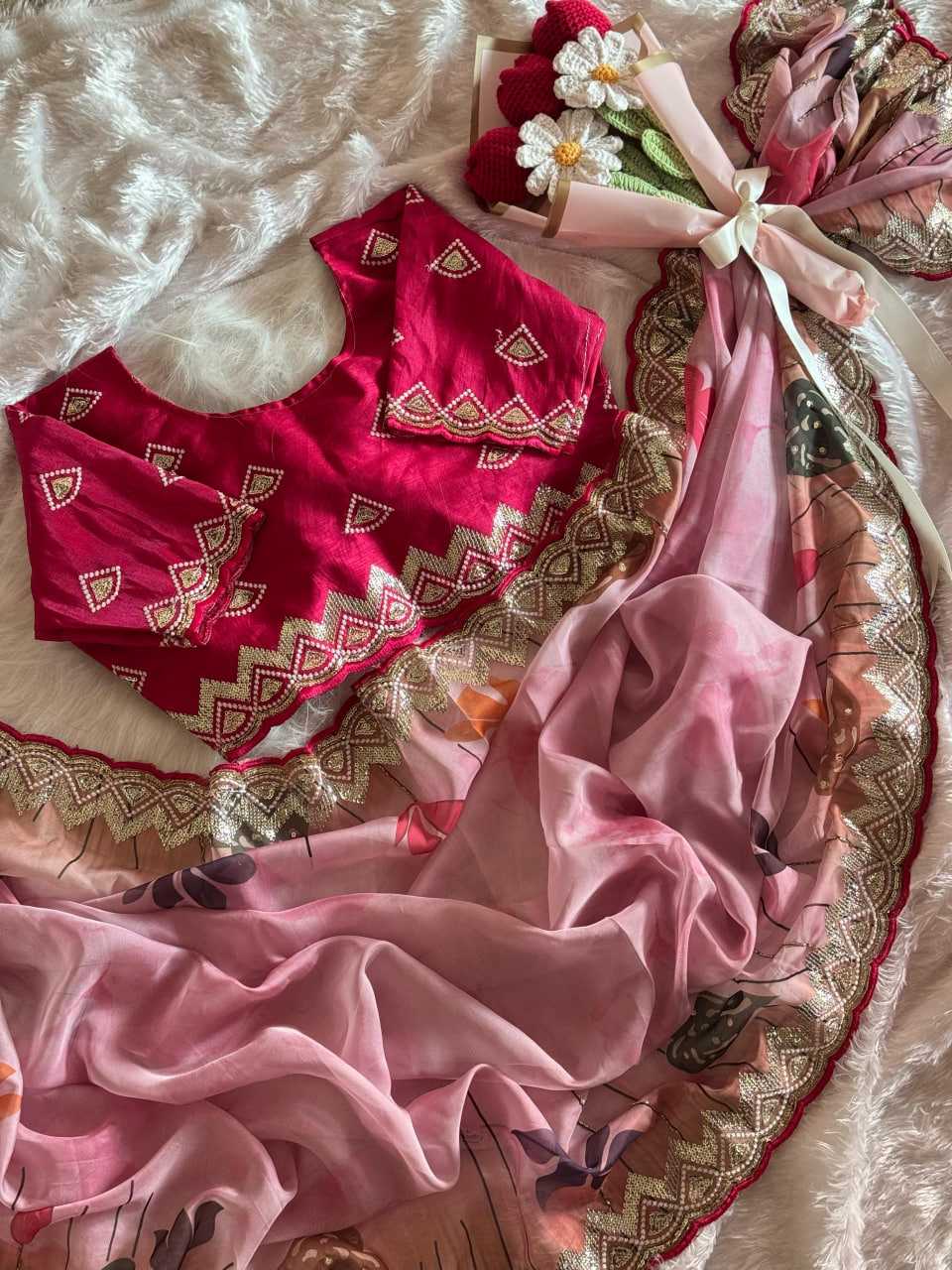 Ynf Organza RIN105 MELODY Sarees Wedding Collections Festive Collections Wholesale Organza Sarees Printed Sarees Embroidered Sarees Manufacturer