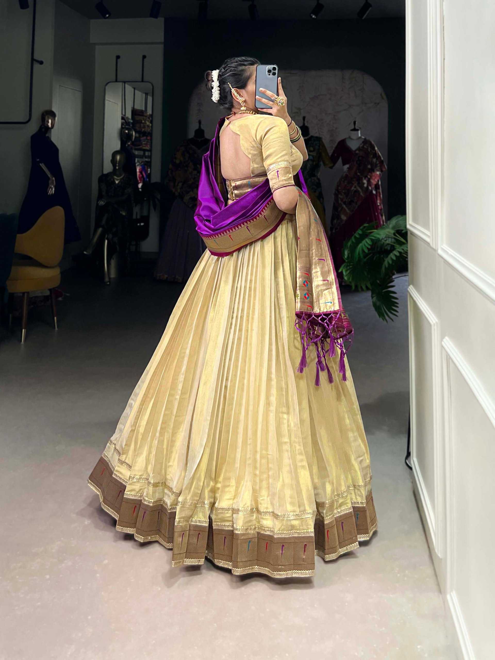 Ynf Paithani Silk KESH134 2012 Lehengas Wedding Collections Festive Collections Wholesale Designer Lehenga Wedding Lehenga Onam Collections Manufacturer