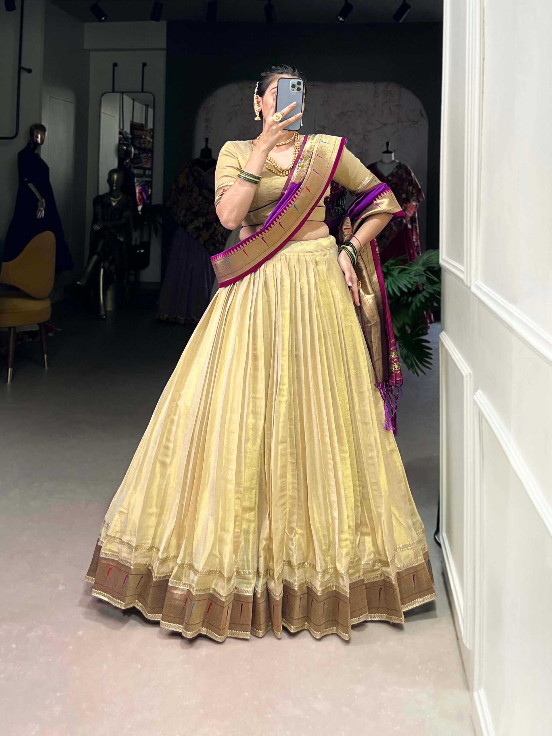 Ynf Paithani Silk KESH134 2012 Lehengas Wedding Collections Festive Collections Wholesale Designer Lehenga Wedding Lehenga Onam Collections Manufacturer