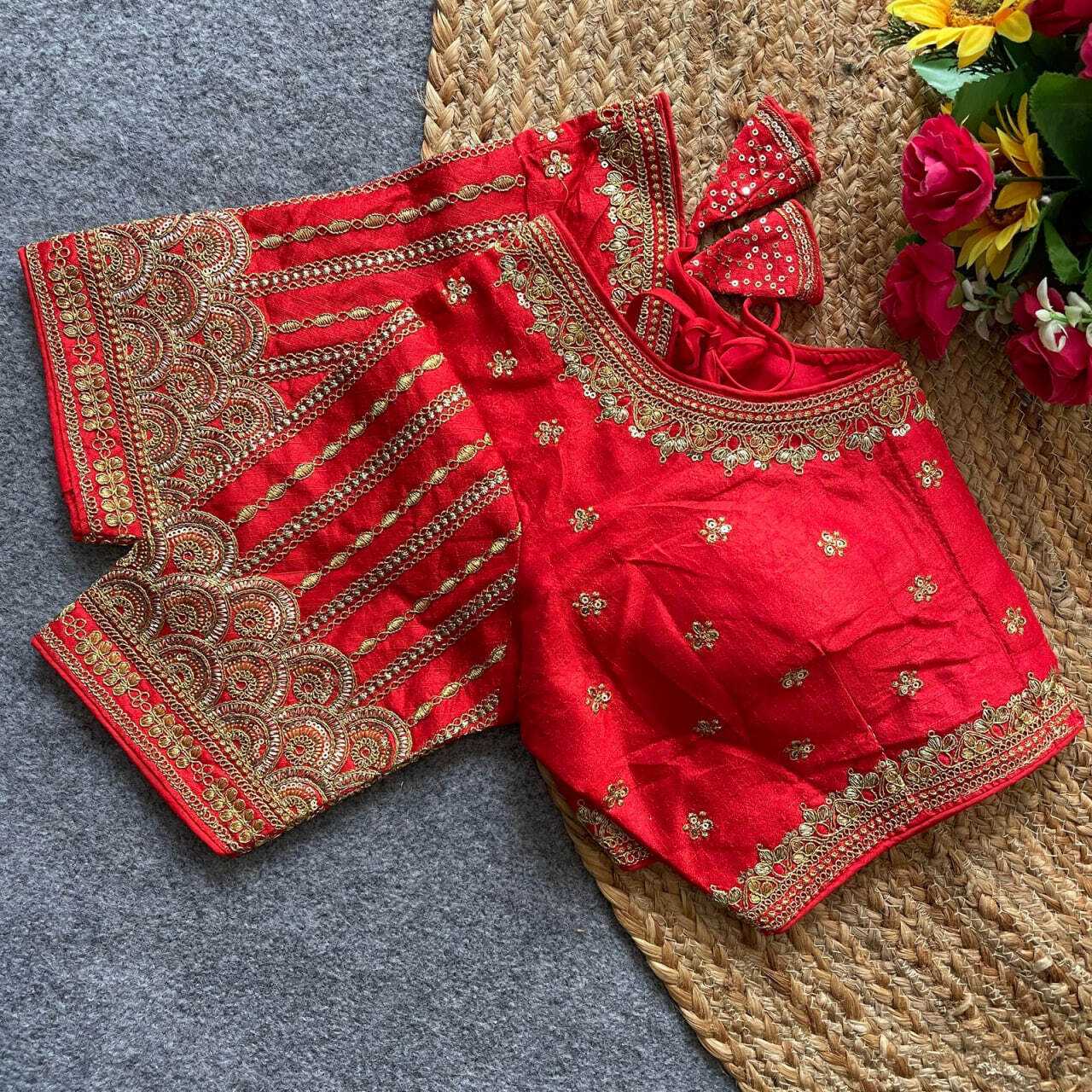 Ynf Phantom Silk KESH426 RUMA Readymade Blouses Wedding Collections Festive Collections Wholesale Sequence Embroidery Blouse Party Wear Blouse Silk Blouse Manufacturer