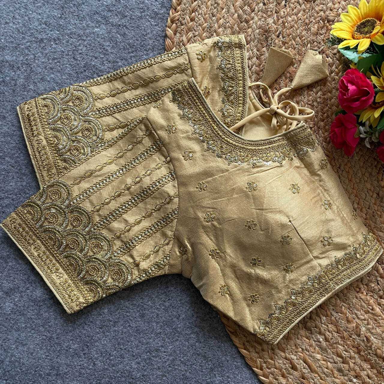 Ynf Phantom Silk KESH426 RUMA Readymade Blouses Wedding Collections Festive Collections Wholesale Sequence Embroidery Blouse Party Wear Blouse Silk Blouse Manufacturer