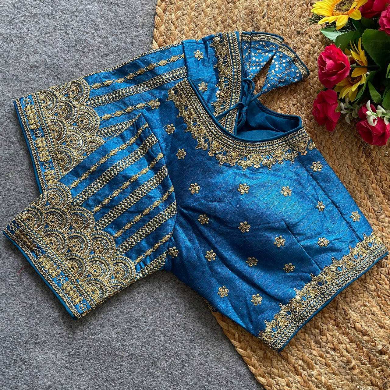 Ynf Phantom Silk KESH426 RUMA Readymade Blouses Wedding Collections Festive Collections Wholesale Sequence Embroidery Blouse Party Wear Blouse Silk Blouse Manufacturer