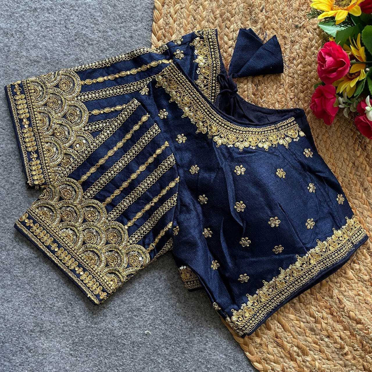 Ynf Phantom Silk KESH426 RUMA Readymade Blouses Wedding Collections Festive Collections Wholesale Sequence Embroidery Blouse Party Wear Blouse Silk Blouse Manufacturer
