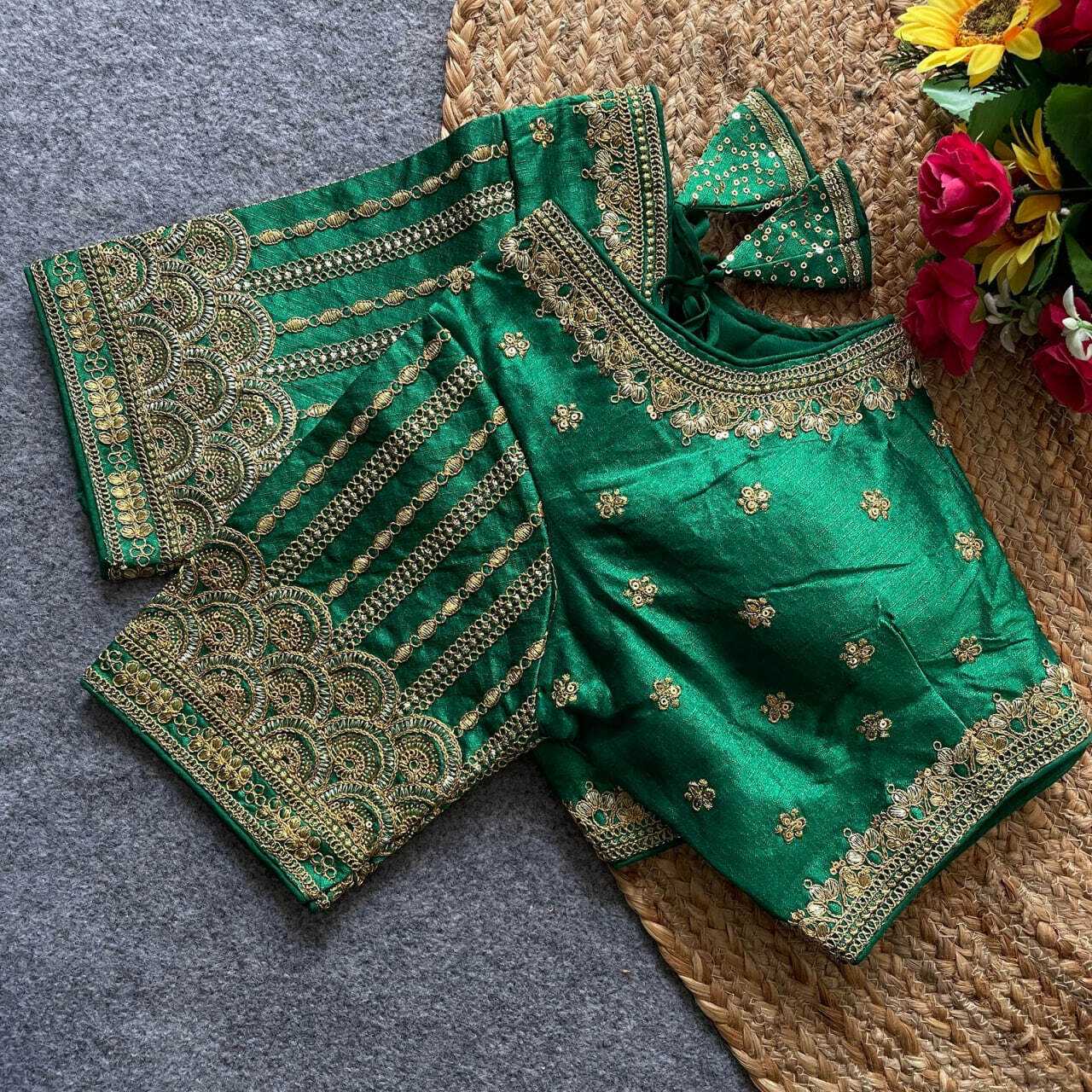 Ynf Phantom Silk KESH426 RUMA Readymade Blouses Wedding Collections Festive Collections Wholesale Sequence Embroidery Blouse Party Wear Blouse Silk Blouse Manufacturer