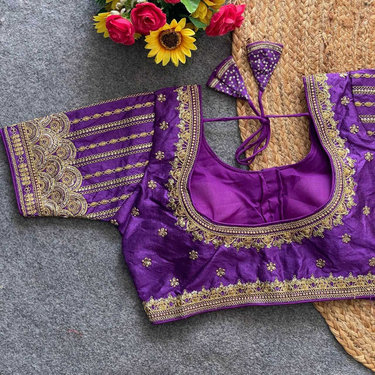 Ynf Phantom Silk KESH426 RUMA Readymade Blouses Wedding Collections Festive Collections Wholesale Sequence Embroidery Blouse Party Wear Blouse Silk Blouse Manufacturer