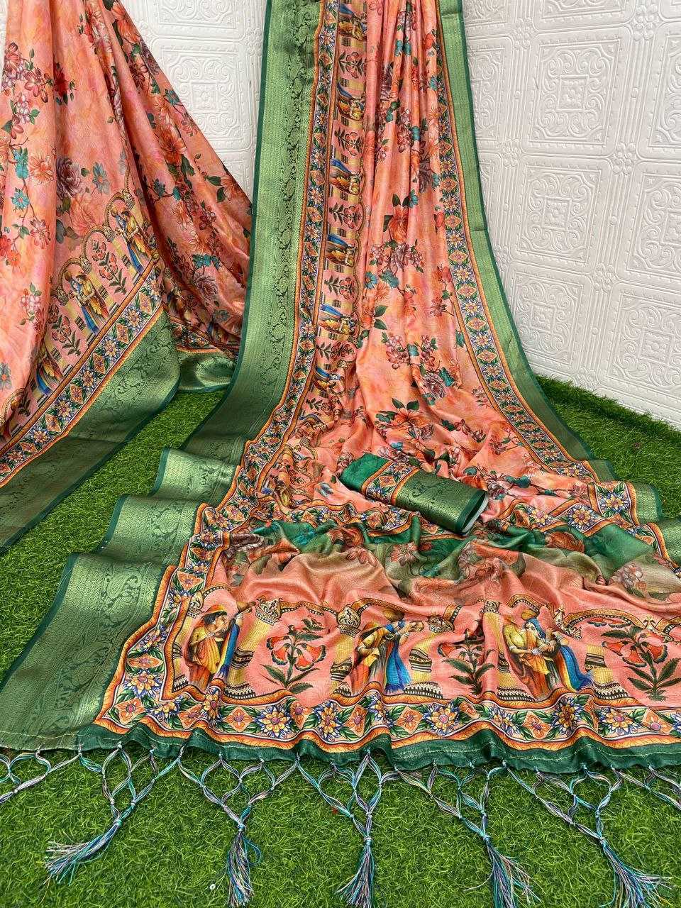 Ynf Premium Silk KESH495 premium soft silk Silk Sarees Wholesale Heavy Silk Sarees Zari Border Silk Sarees Kalamkari Silk Sarees Manufacturer