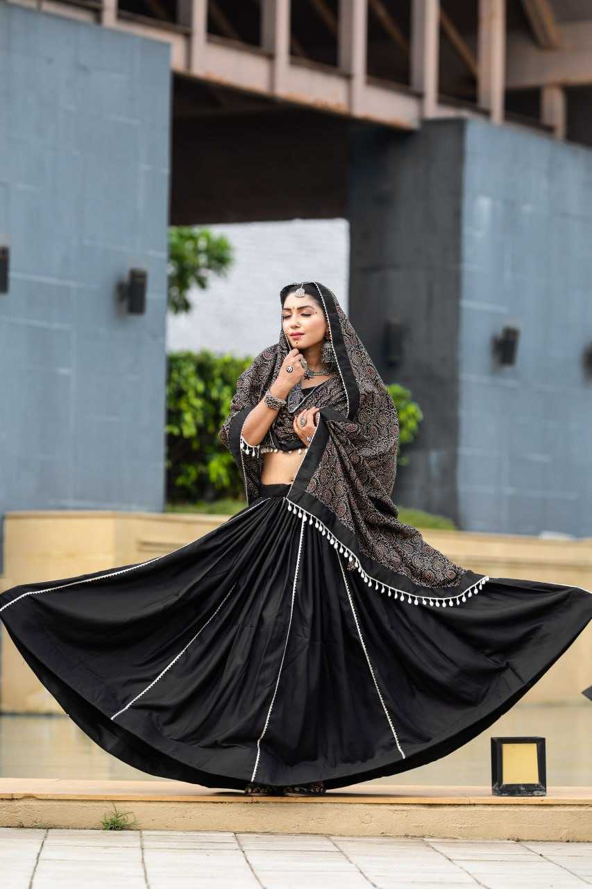 Ynf Pure Cotton RIN227 7071 Lehengas Festive Collections Wholesale Fancy Lehenga Gota Patti Lehenga Navratri Chaniya Choli Manufacturer