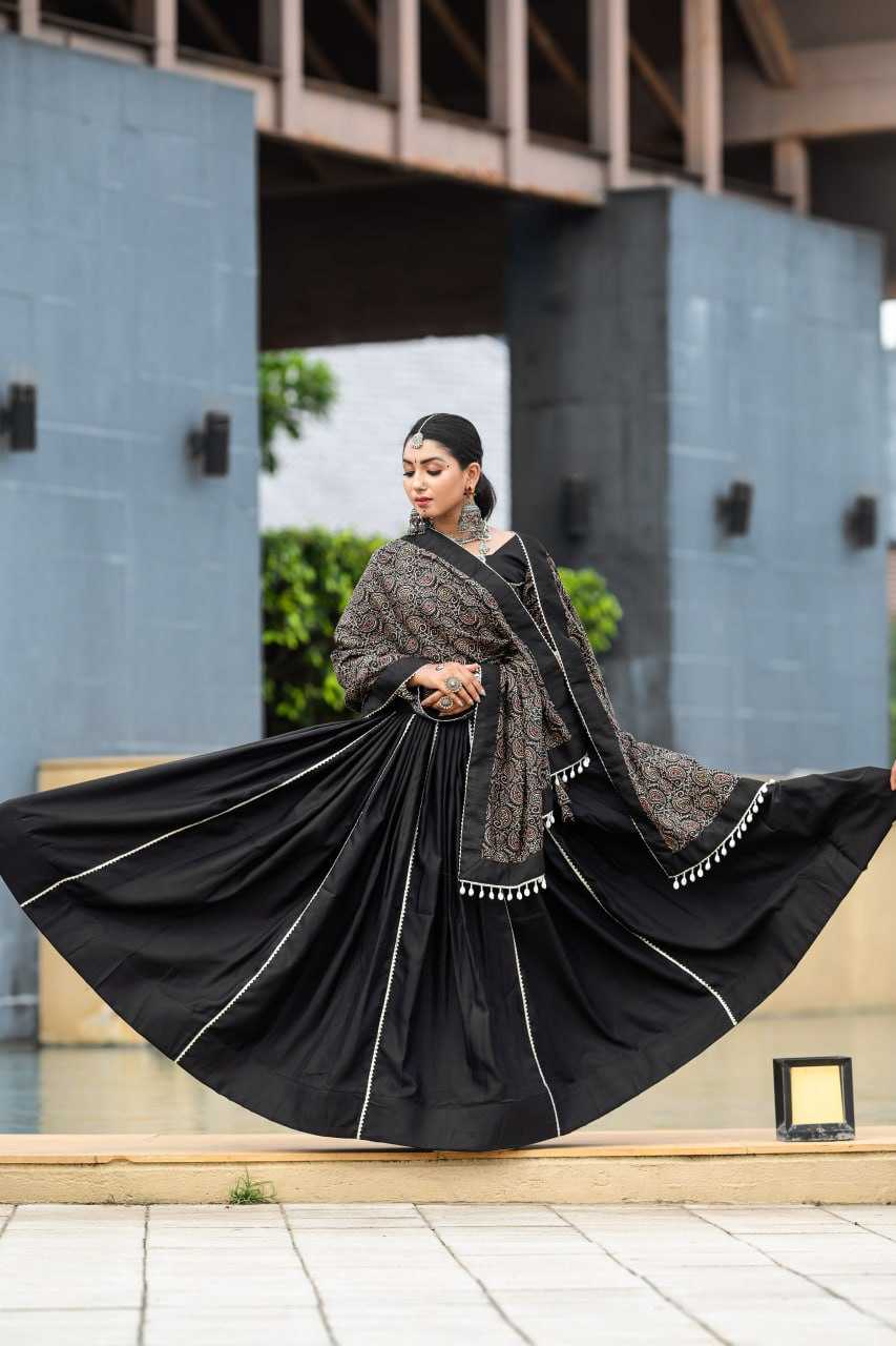 Ynf Pure Cotton RIN227 7071 Lehengas Festive Collections Wholesale Fancy Lehenga Gota Patti Lehenga Navratri Chaniya Choli Manufacturer