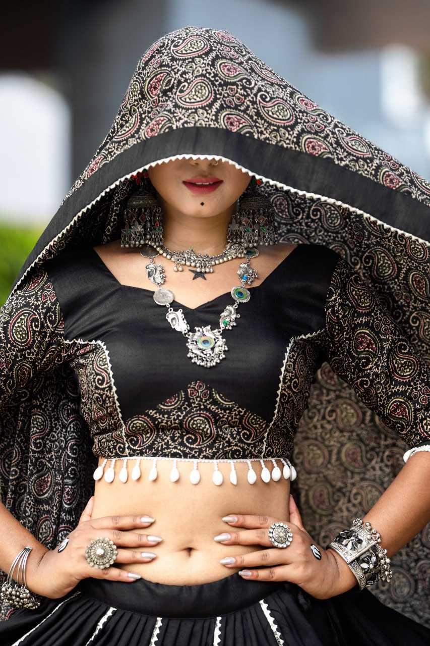 Ynf Pure Cotton RIN227 7071 Lehengas Festive Collections Wholesale Fancy Lehenga Gota Patti Lehenga Navratri Chaniya Choli Manufacturer