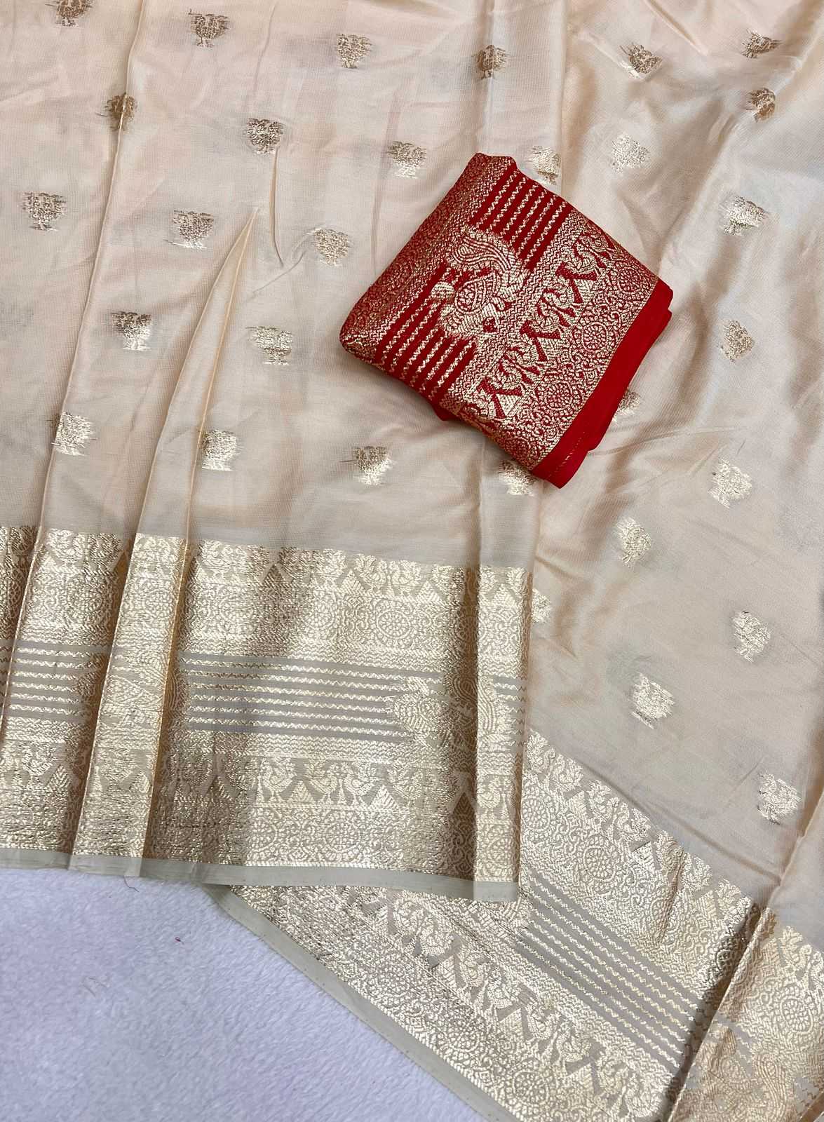 Ynf Pure Viscos RIN198 214 Silk Sarees Festive Collections Wholesale Kerala Kasavu Sarees White Silk Sarees Onam Collections Manufacturer