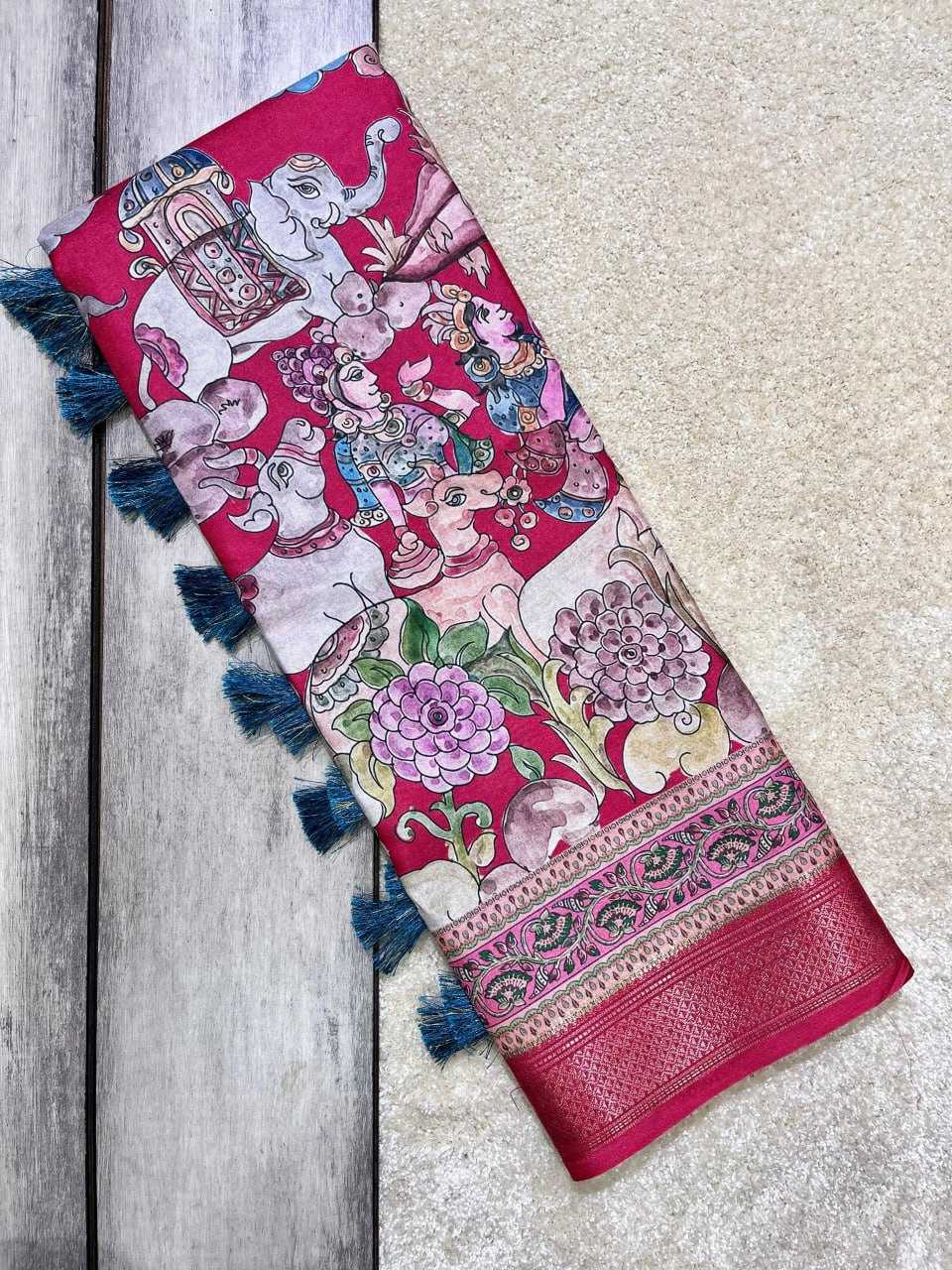 Ynf Silk RIN116 MANIPURI MADHUBANI Sarees Silk Sarees Festive Collections Wholesale Madhubani Sarees Printed Silk Saree Silk Sarees With Blouse Manufacturer