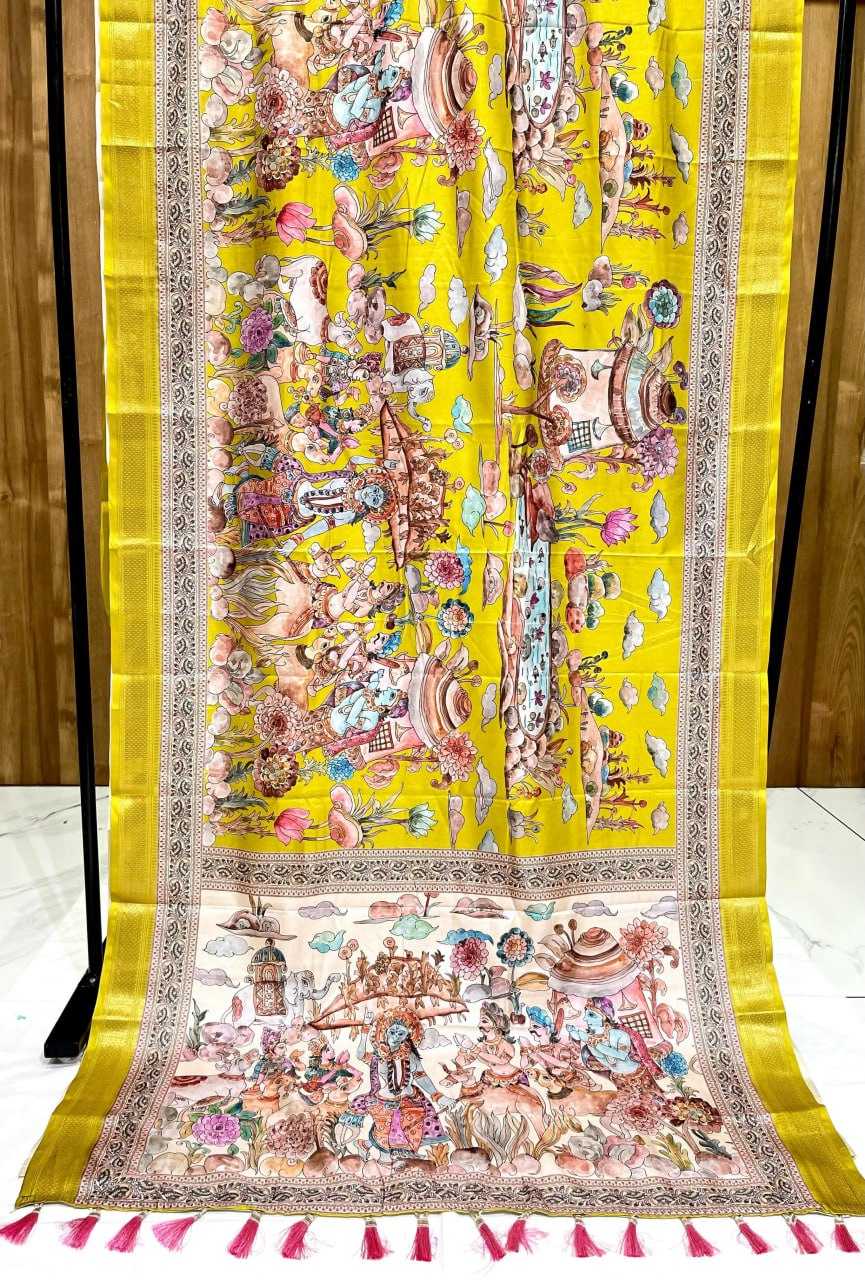 Ynf Silk RIN116 MANIPURI MADHUBANI Sarees Silk Sarees Festive Collections Wholesale Madhubani Sarees Printed Silk Saree Silk Sarees With Blouse Manufacturer