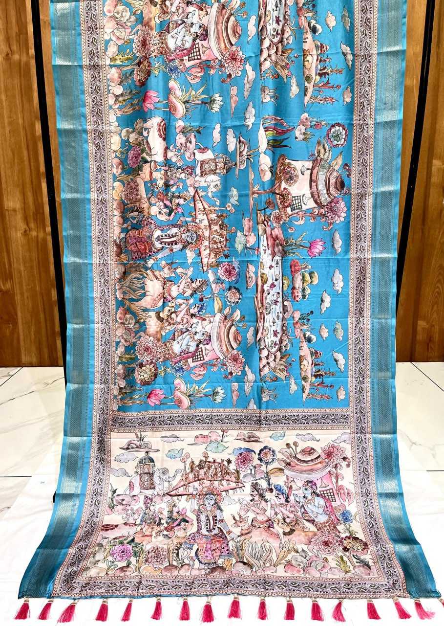 Ynf Silk RIN116 MANIPURI MADHUBANI Sarees Silk Sarees Festive Collections Wholesale Madhubani Sarees Printed Silk Saree Silk Sarees With Blouse Manufacturer