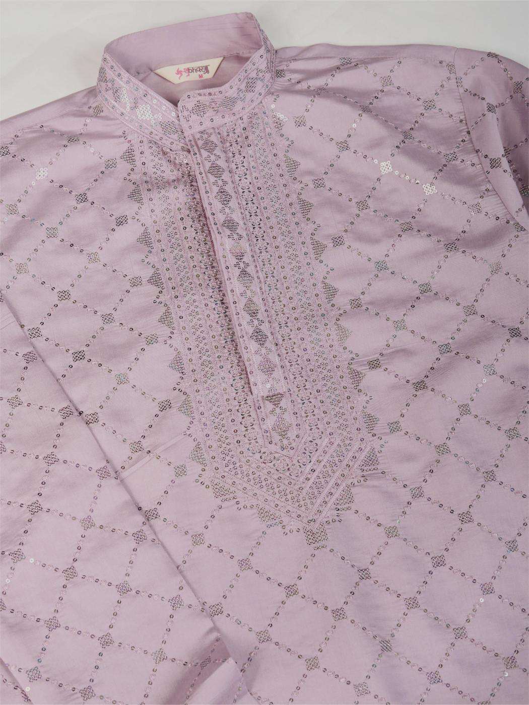 Ynf Silk RIN202 INDO VASTRA Mens Wear Wholesale Mens Kurtas Mens Kurta Pyjama Embroidered Kurta Pajama Manufacturer