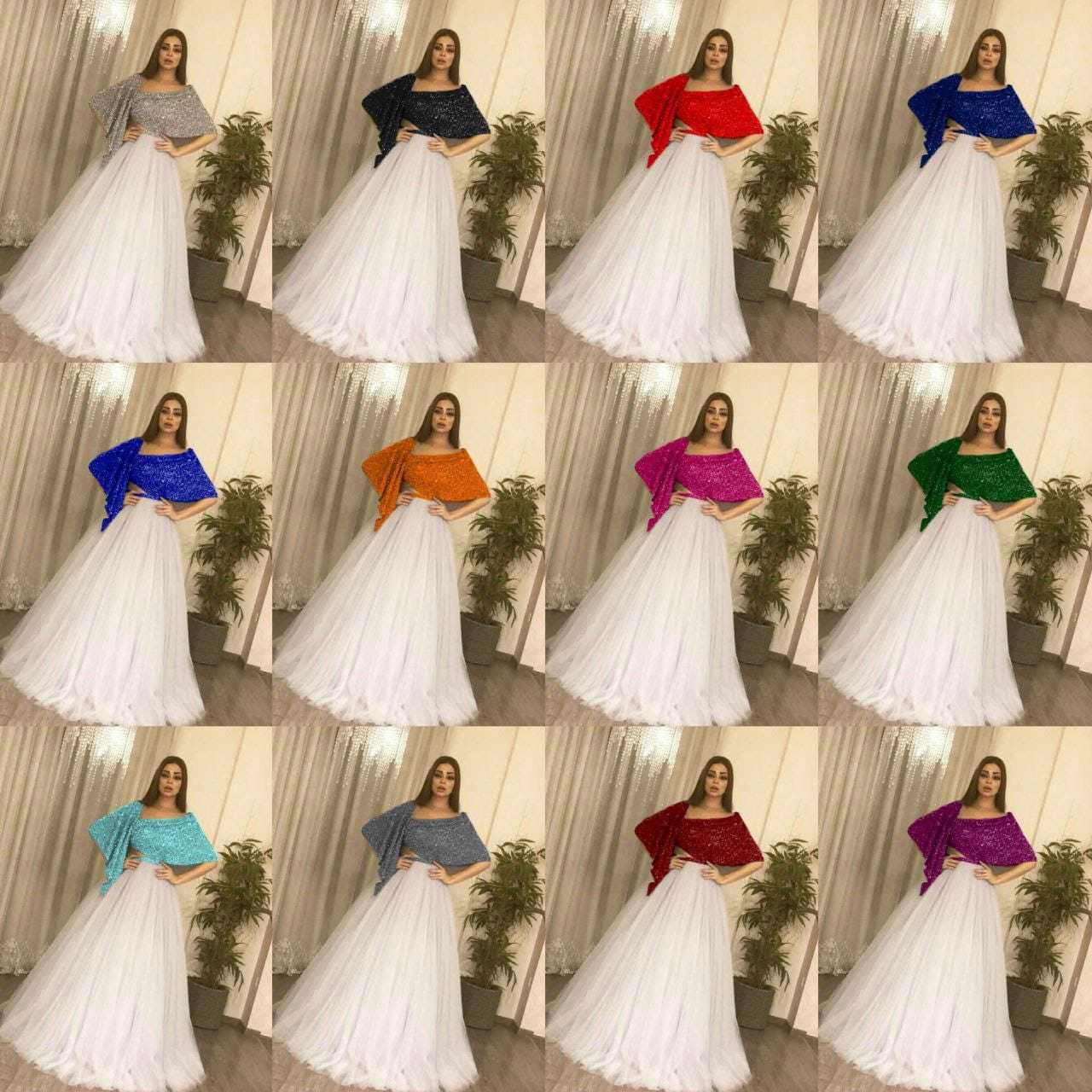 Ynf Soft Net RIN157 PC-5004 Lehengas Western Wears Plus Size Collections Wholesale Designer Lehenga Net Fancy Lehenga Crop Top lehenga Manufacturer