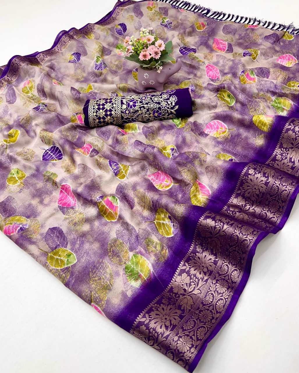 Ynf Soft Smooth RIN209 AANGAN Sarees Wedding Collections Festive Collections Wholesale Printed Sarees Zari Border Sarees Festive Sarees Manufacturer
