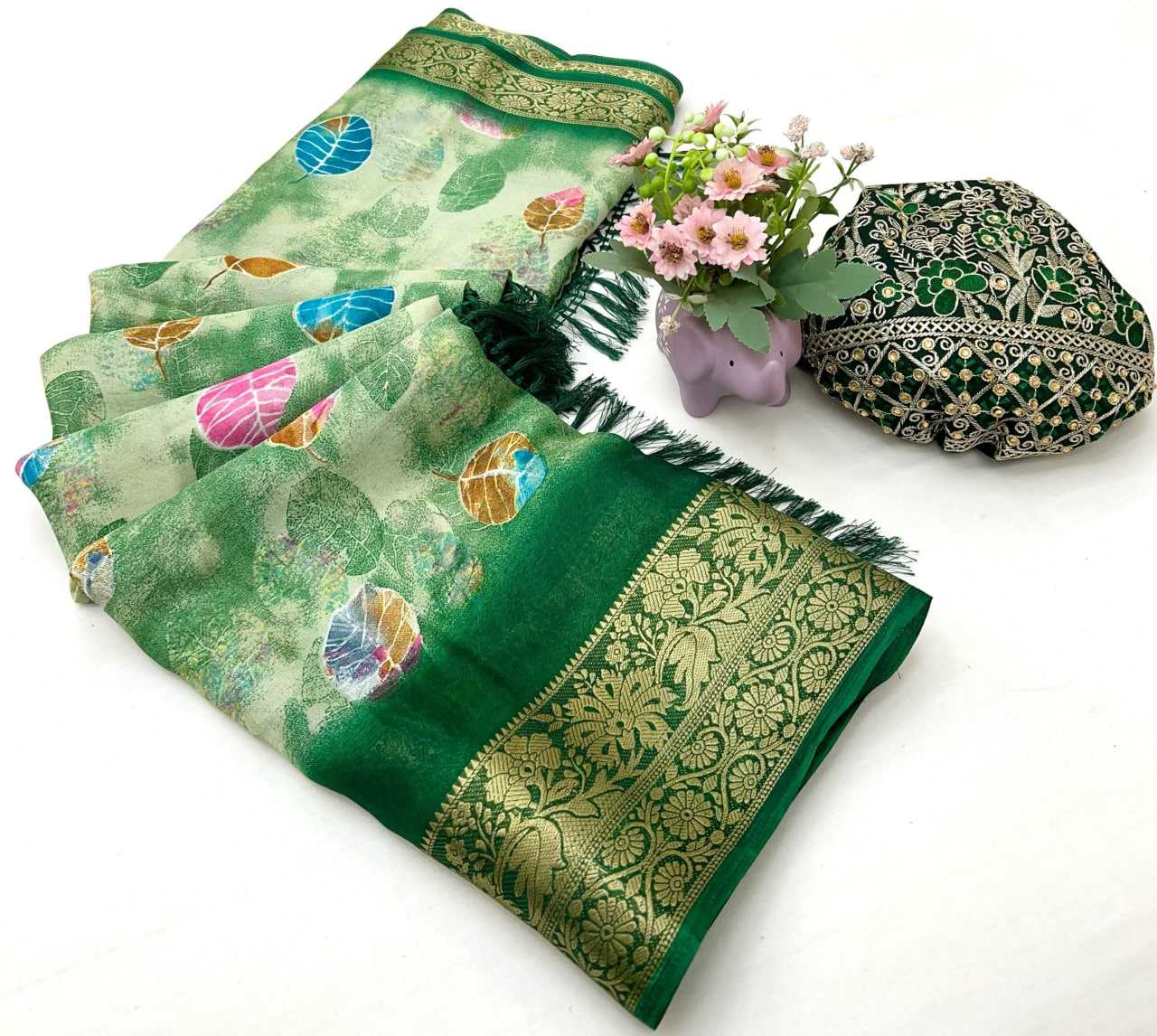 Ynf Soft Smooth RIN209 AANGAN Sarees Wedding Collections Festive Collections Wholesale Printed Sarees Zari Border Sarees Festive Sarees Manufacturer