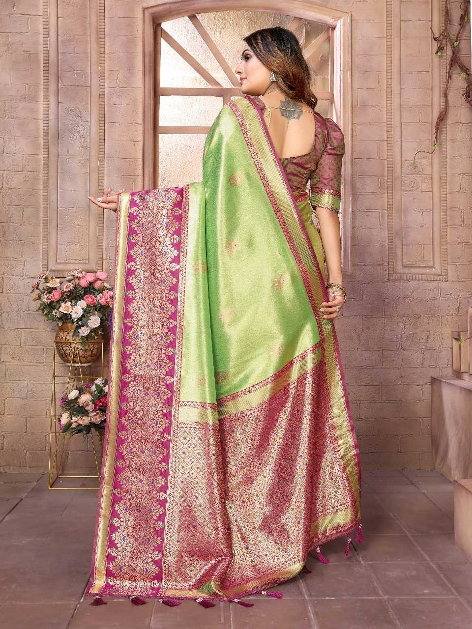 Ynf Tissue Silk RIN144 Sundari Sarees Silk Sarees Festive Collections Wholesale Banarasi Silk Sarees Tissue Silk Saree Sarees With Blouse Manufacturer