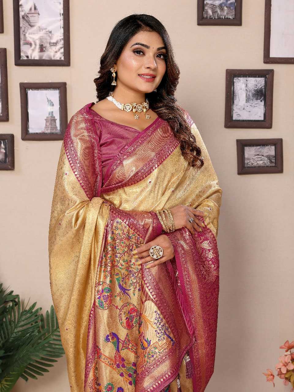 Ynf Tissue Silk RIN144 Vantara Sarees Silk Sarees Festive Collections Wholesale Banarasi Silk Sarees Tissue Silk Saree Sarees With Blouse Manufacturer