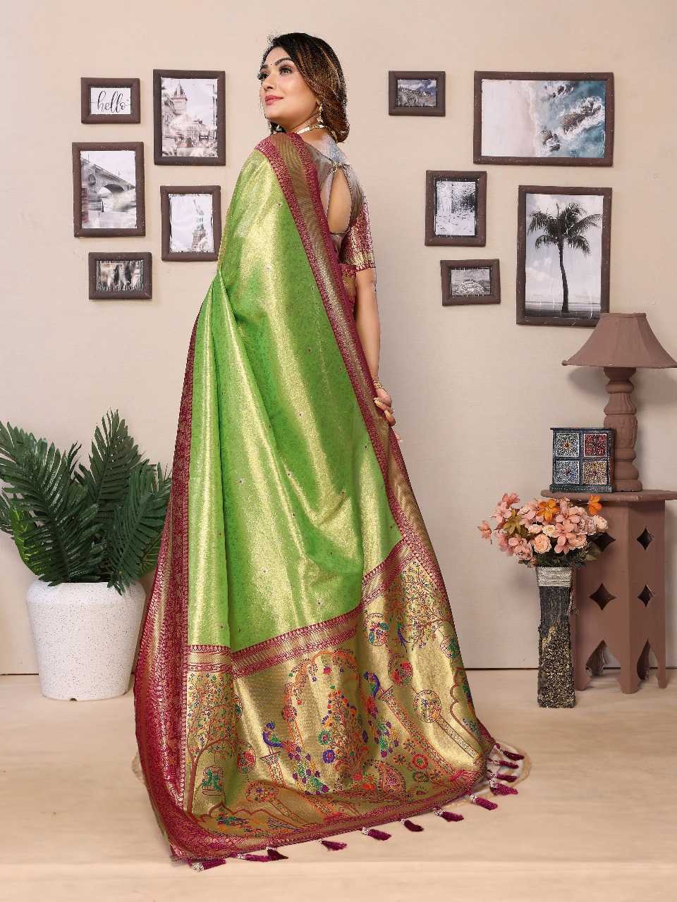 Ynf Tissue Silk RIN144 Vantara Sarees Silk Sarees Festive Collections Wholesale Banarasi Silk Sarees Tissue Silk Saree Sarees With Blouse Manufacturer