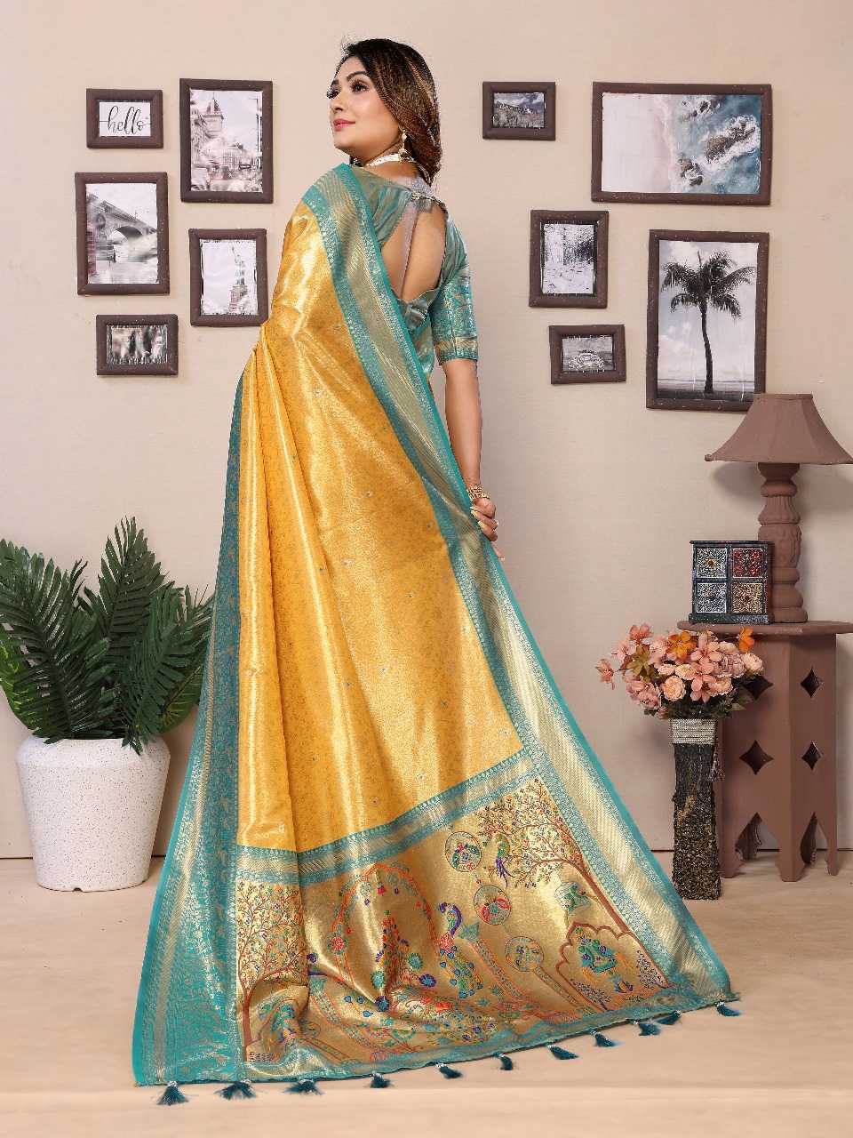 Ynf Tissue Silk RIN144 Vantara Sarees Silk Sarees Festive Collections Wholesale Banarasi Silk Sarees Tissue Silk Saree Sarees With Blouse Manufacturer