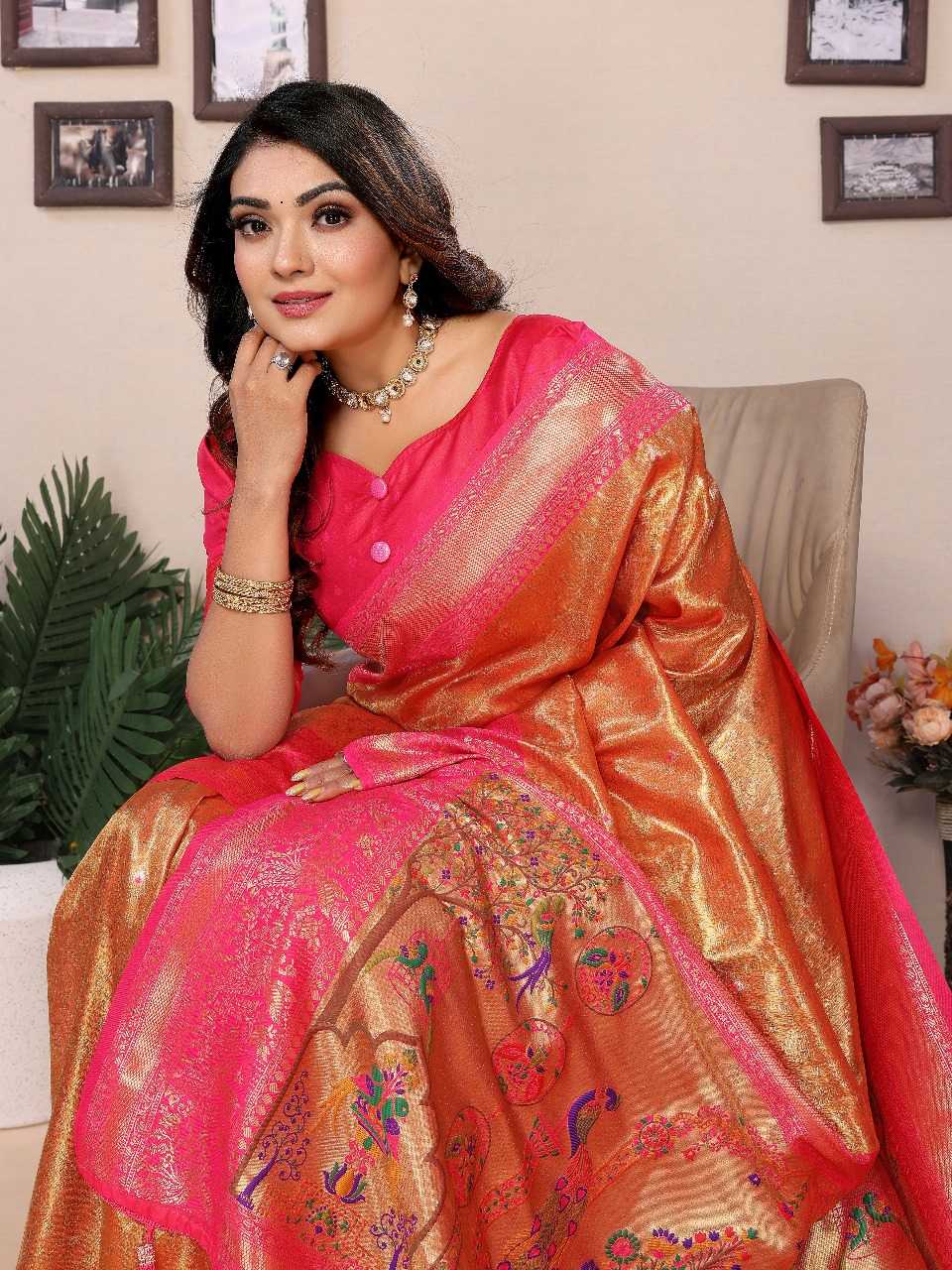 Ynf Tissue Silk RIN144 Vantara Sarees Silk Sarees Festive Collections Wholesale Banarasi Silk Sarees Tissue Silk Saree Sarees With Blouse Manufacturer