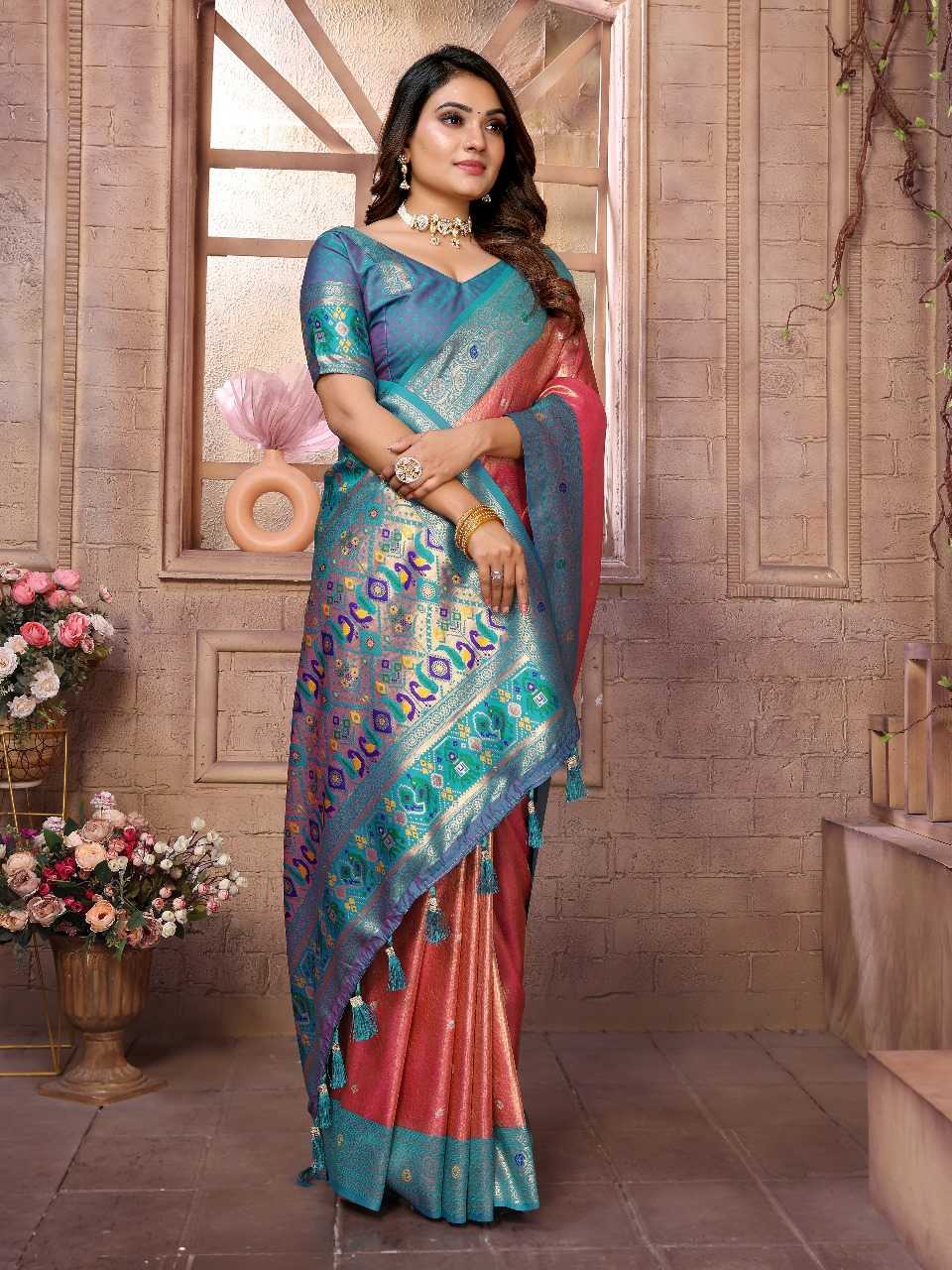 Ynf Tissue Silk RIN144 Vimla Sarees Silk Sarees Festive Collections Wholesale Banarasi Silk Sarees Tissue Silk Saree Sarees With Blouse Manufacturer