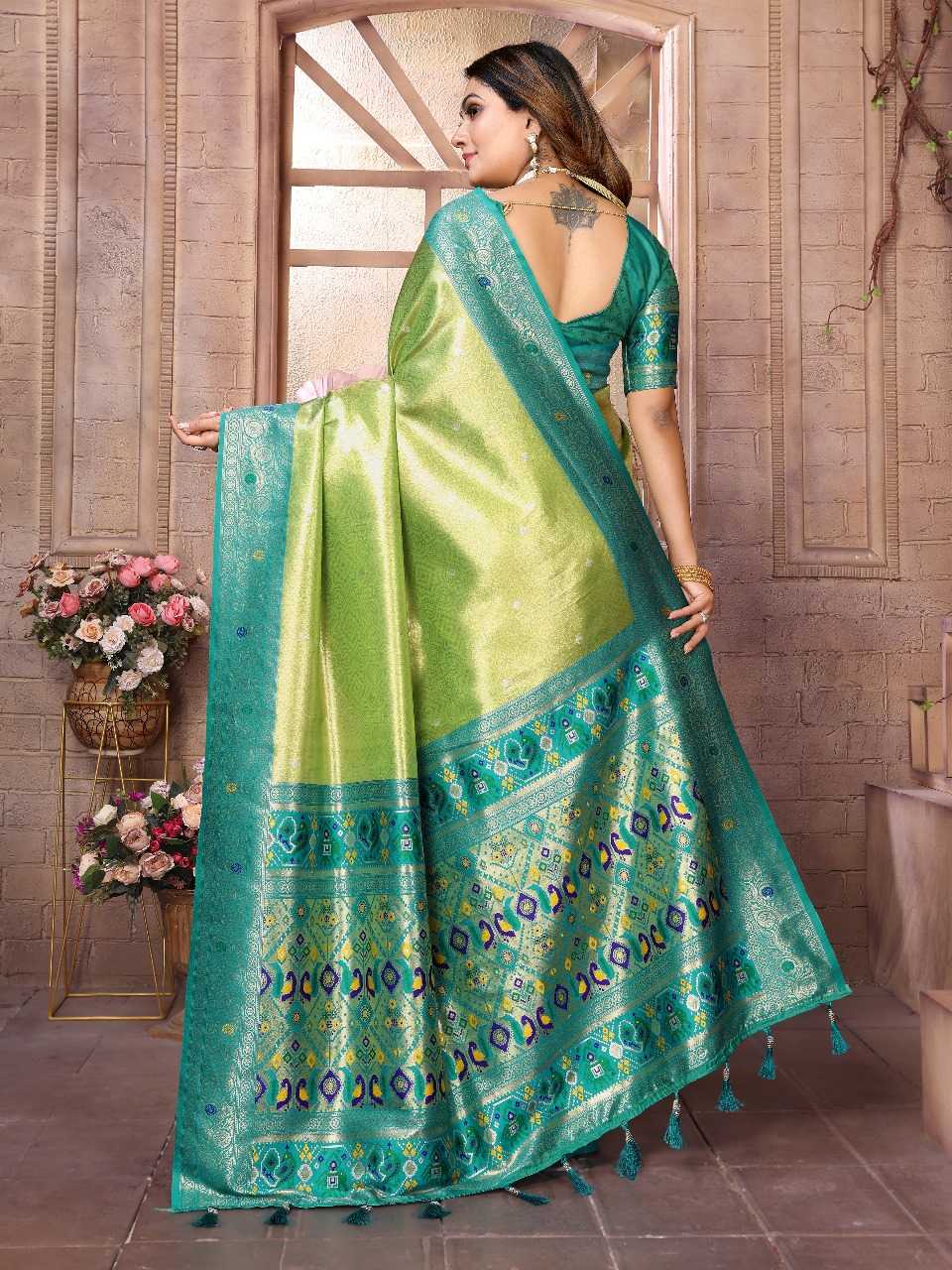 Ynf Tissue Silk RIN144 Vimla Sarees Silk Sarees Festive Collections Wholesale Banarasi Silk Sarees Tissue Silk Saree Sarees With Blouse Manufacturer