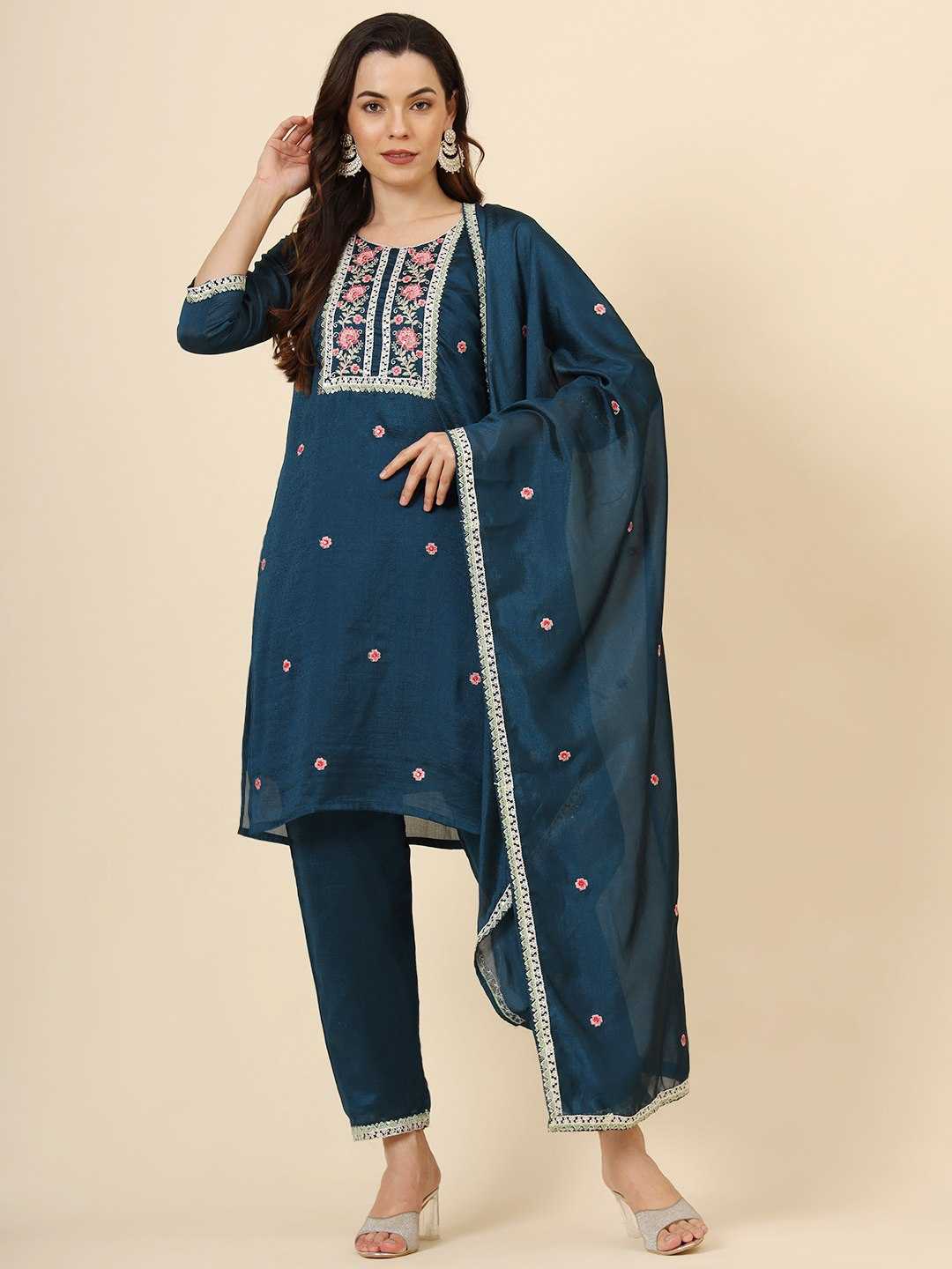Ynf Tussar Silk RIN188 Samira Kurti Wholesale Fancy Kurtis Manufacturer
