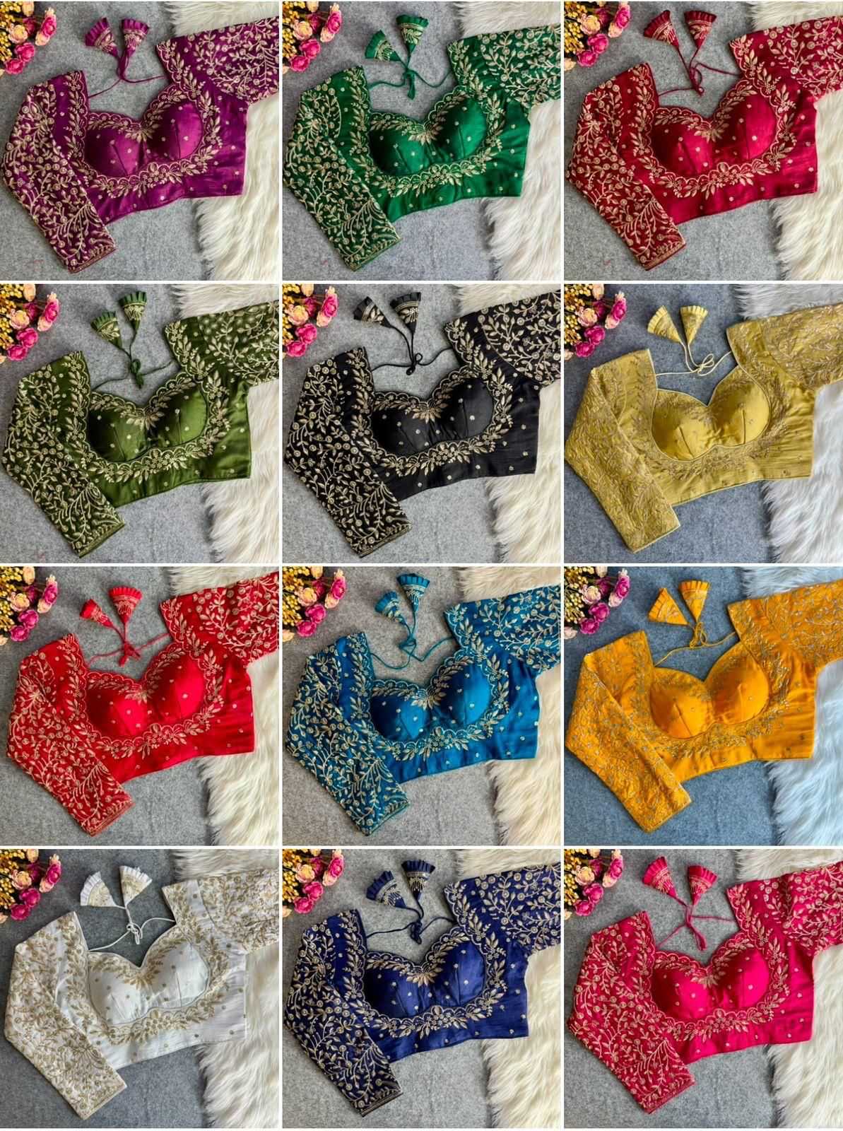 Ynf Vichitra Silk KESH426 MUMTAZ-2 Readymade Blouses Wedding Collections Festive Collections Wholesale Sequence Embroidery Blouse Party Wear Blouse Silk Blouse Manufacturer