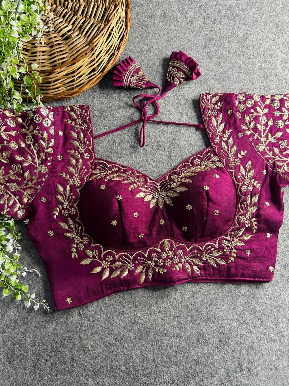 Ynf Vichitra Silk KESH426 MUMTAZ-2 Readymade Blouses Wedding Collections Festive Collections Wholesale Sequence Embroidery Blouse Party Wear Blouse Silk Blouse Manufacturer